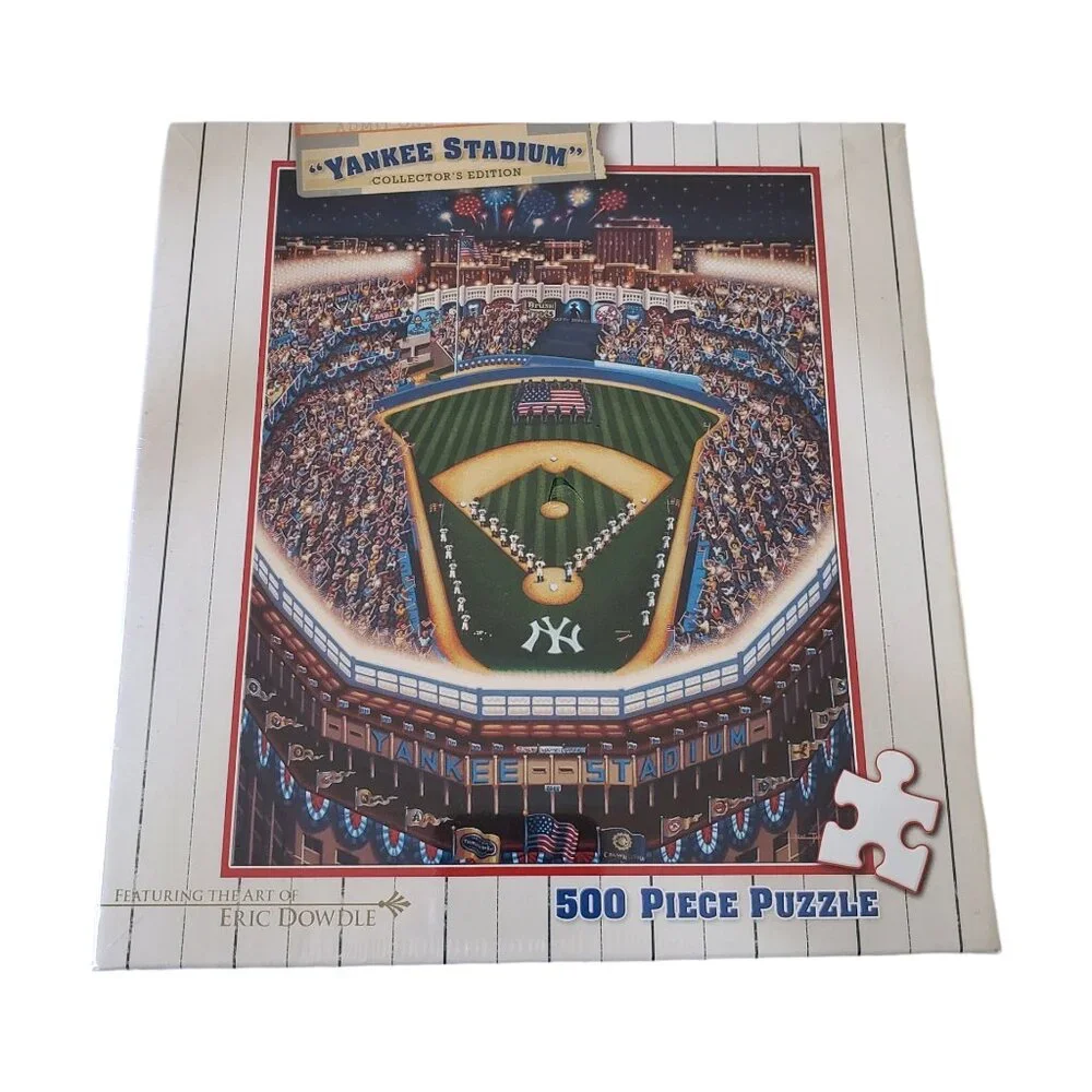 MasterPieces New York Yankees Stadium 500 Piece Puzzle MLB Dowdle Baseball Art